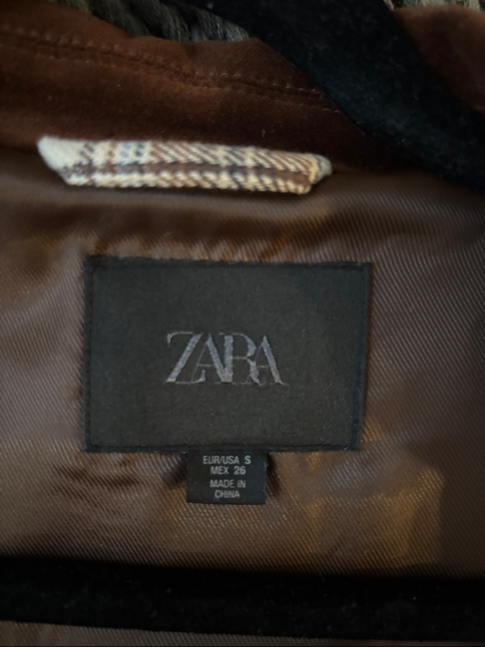 Zara Plaid Cape Jacket - Picture 4 of 4